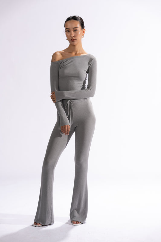 365 FLARED PANTS - GREY