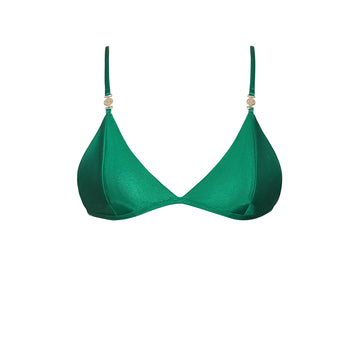 EMERALD VINCA BRALETTE TOP