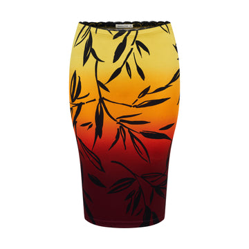SUNSET GLOWY - MIDI SKIRT